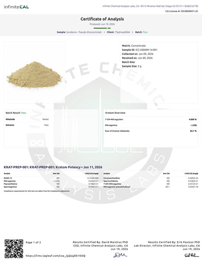 SUNDANCE - PSEUDO POWDER - 83.1%
