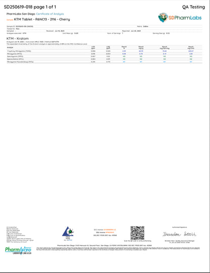 CHERRY ICY (DYE-FREE) - TOTAL ALKS 40.23MG (37.57MG 7-OH)