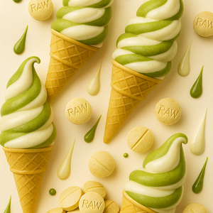 MATCHA VANILLA CREAM -  TOTAL ALKS 49.8MG (23.7MG 7-OH/21.1MG MIT)