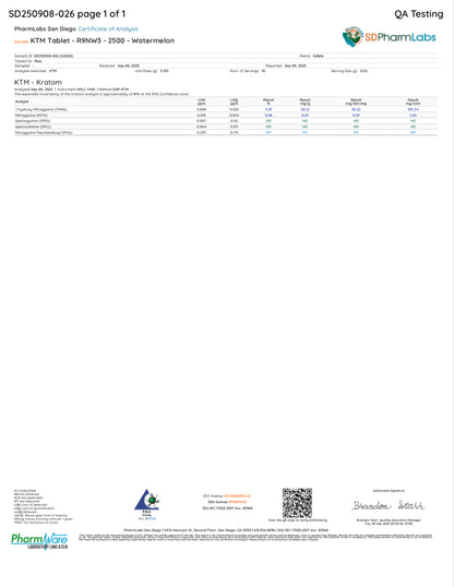 WATERMELON BLAST (DYE-FREE) - TOTAL ALKS 35.6MG (34.2MG 7-OH)